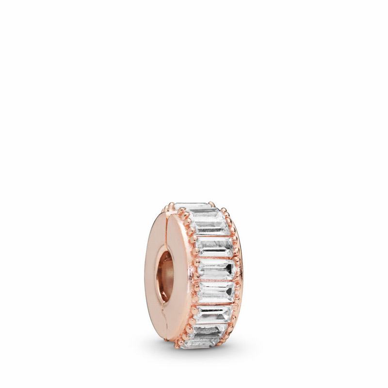 Pandora Australia Rose™ Ice Formation Clip Charm | IQYKUR810